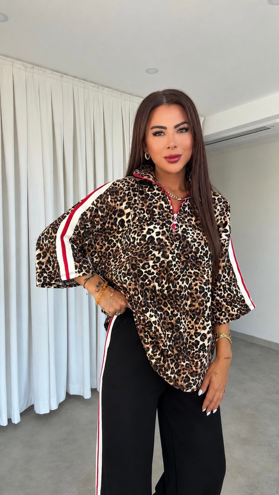 Gasera Kadın Leopar Desenli Takım