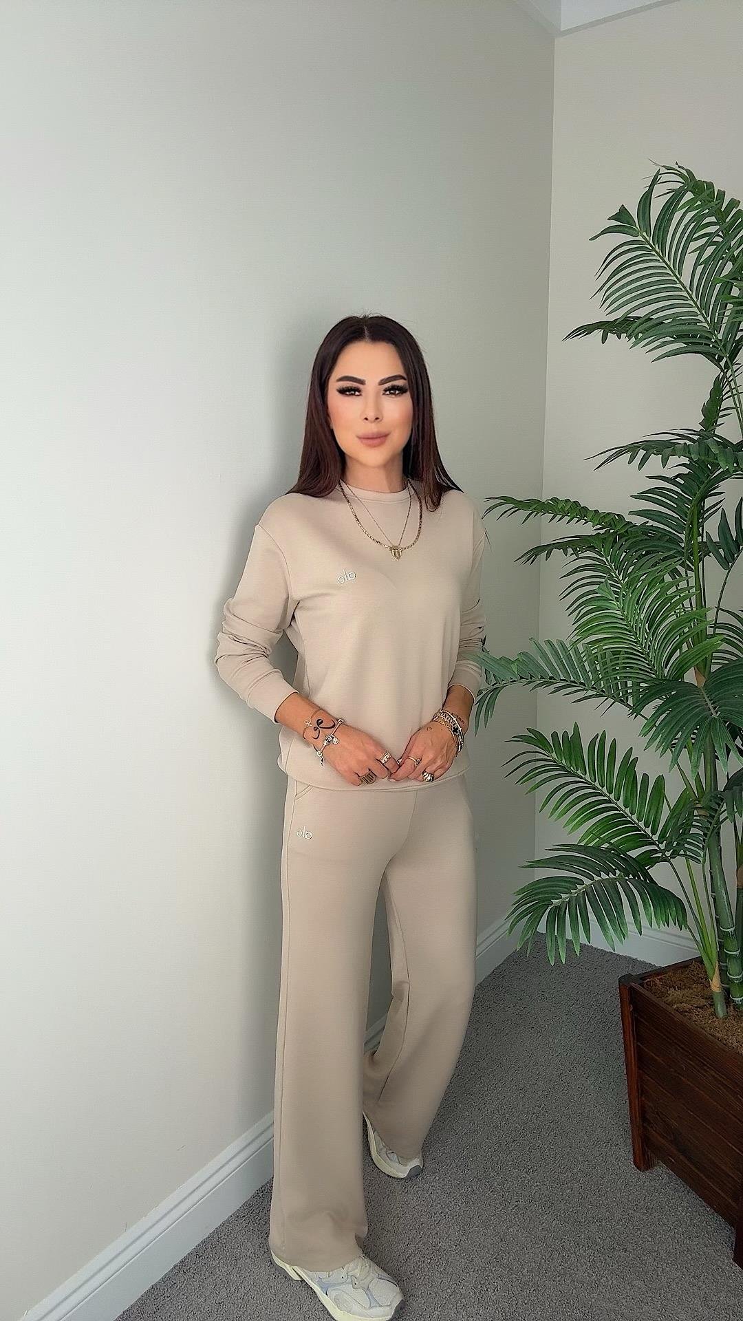 Norea Kadın Basic Bej İkili Takım