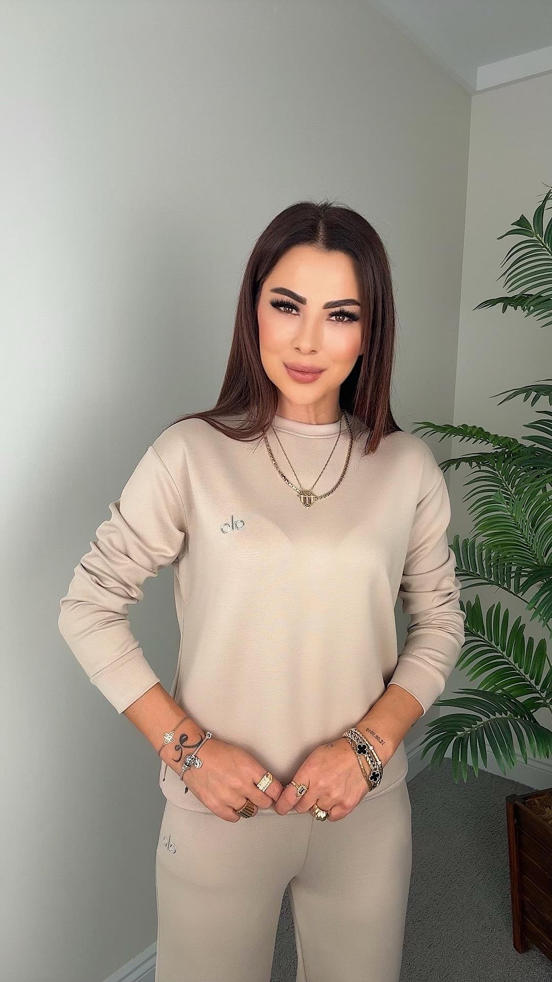 Norea Kadın Basic Bej İkili Takım