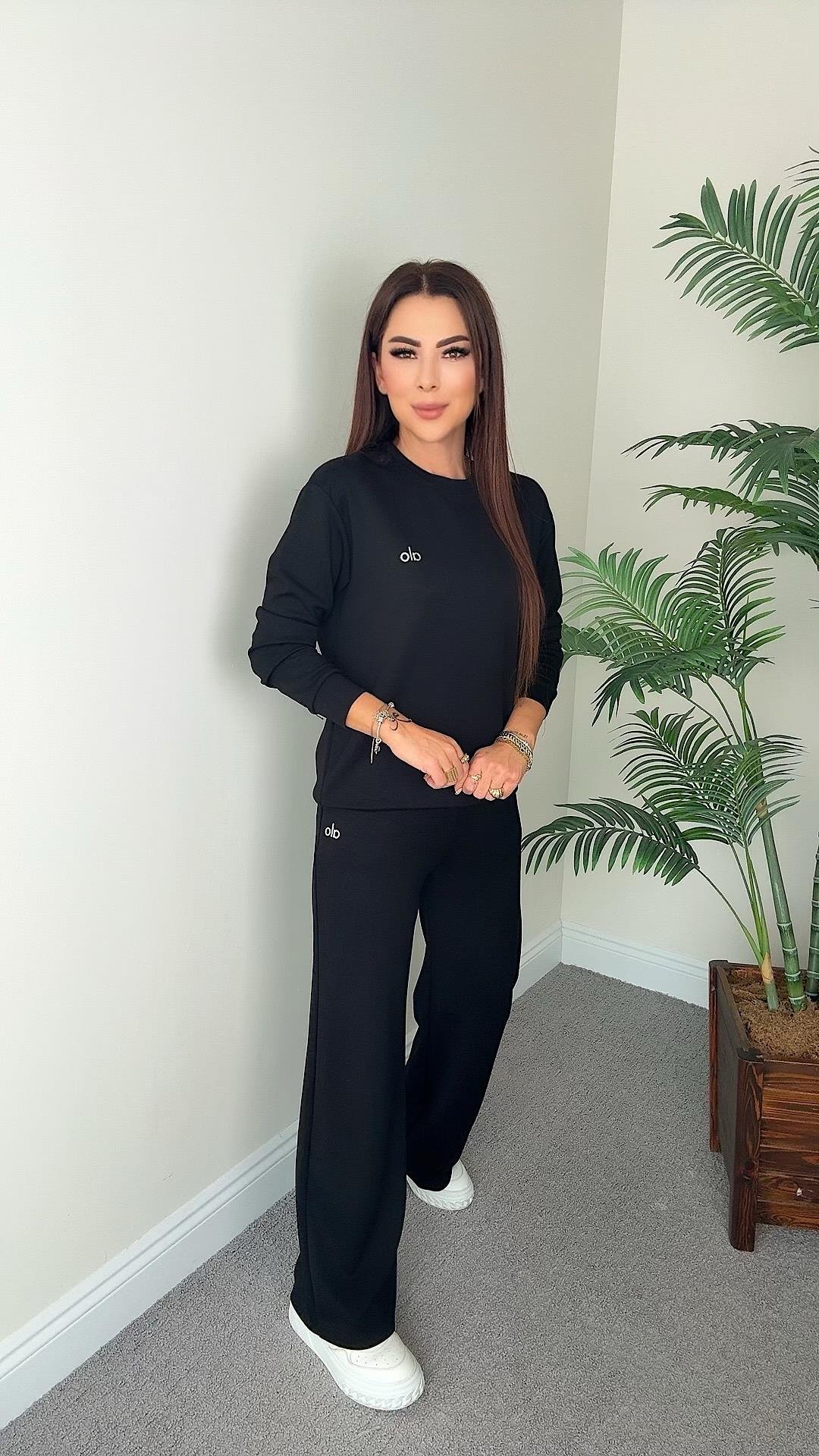 Norea Kadın Basic Siyah İkili Takım