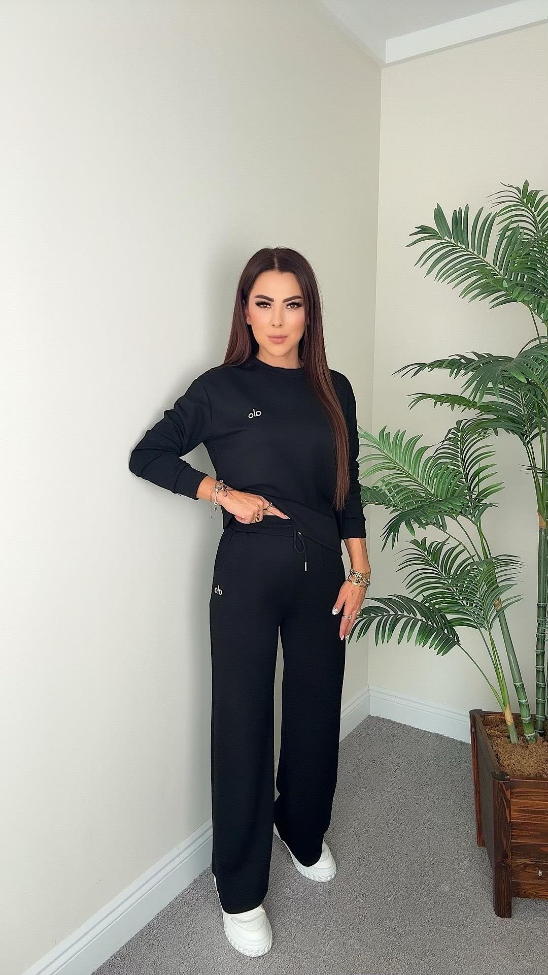 Norea Kadın Basic Siyah İkili Takım