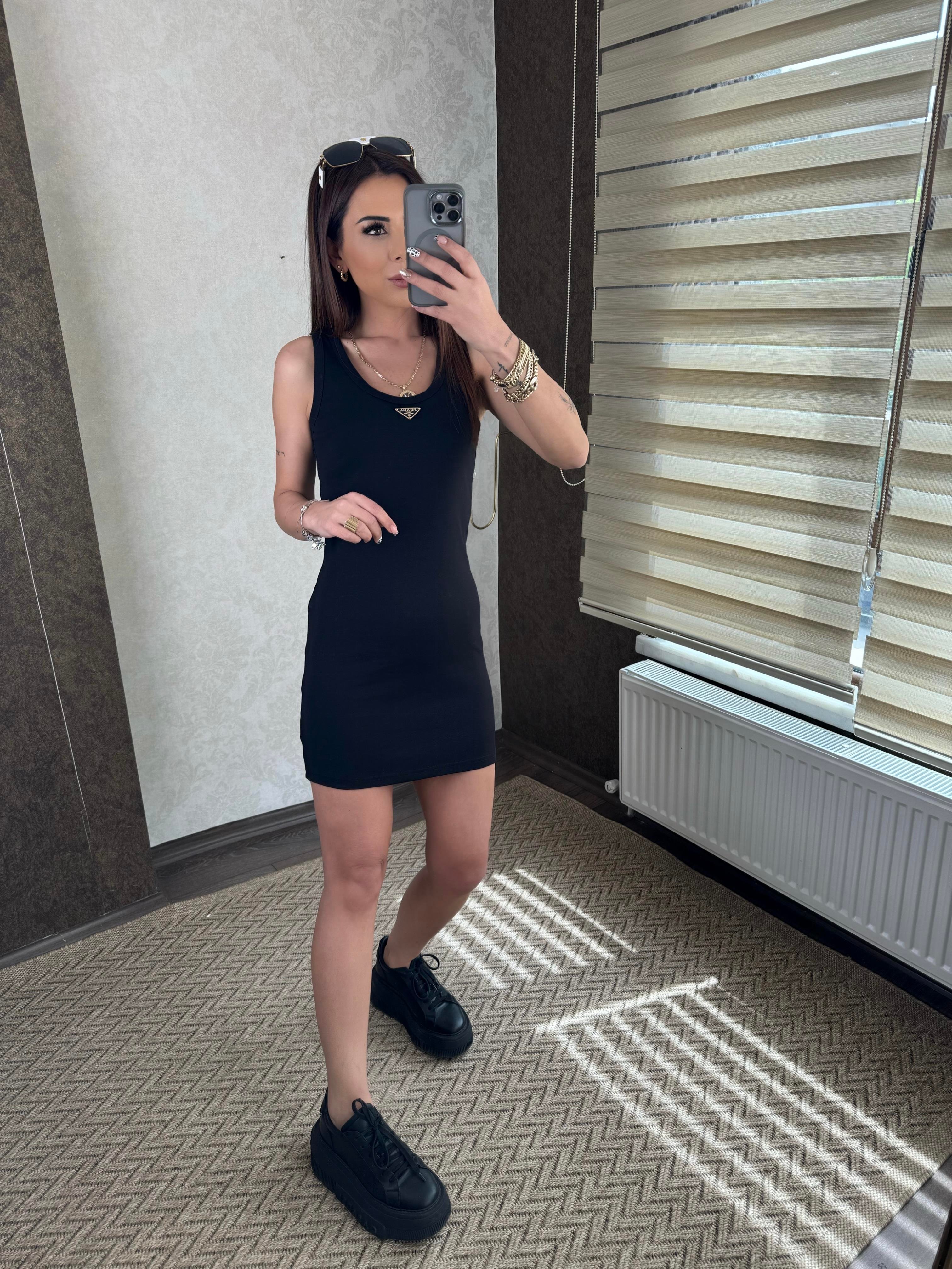 Rache Kadın Siyah Elbise