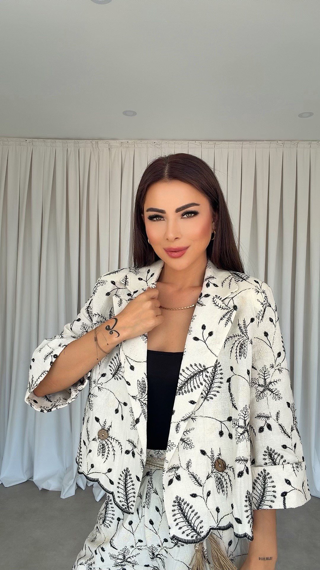 Zuka Kadın İşleme Detaylı  Ceket