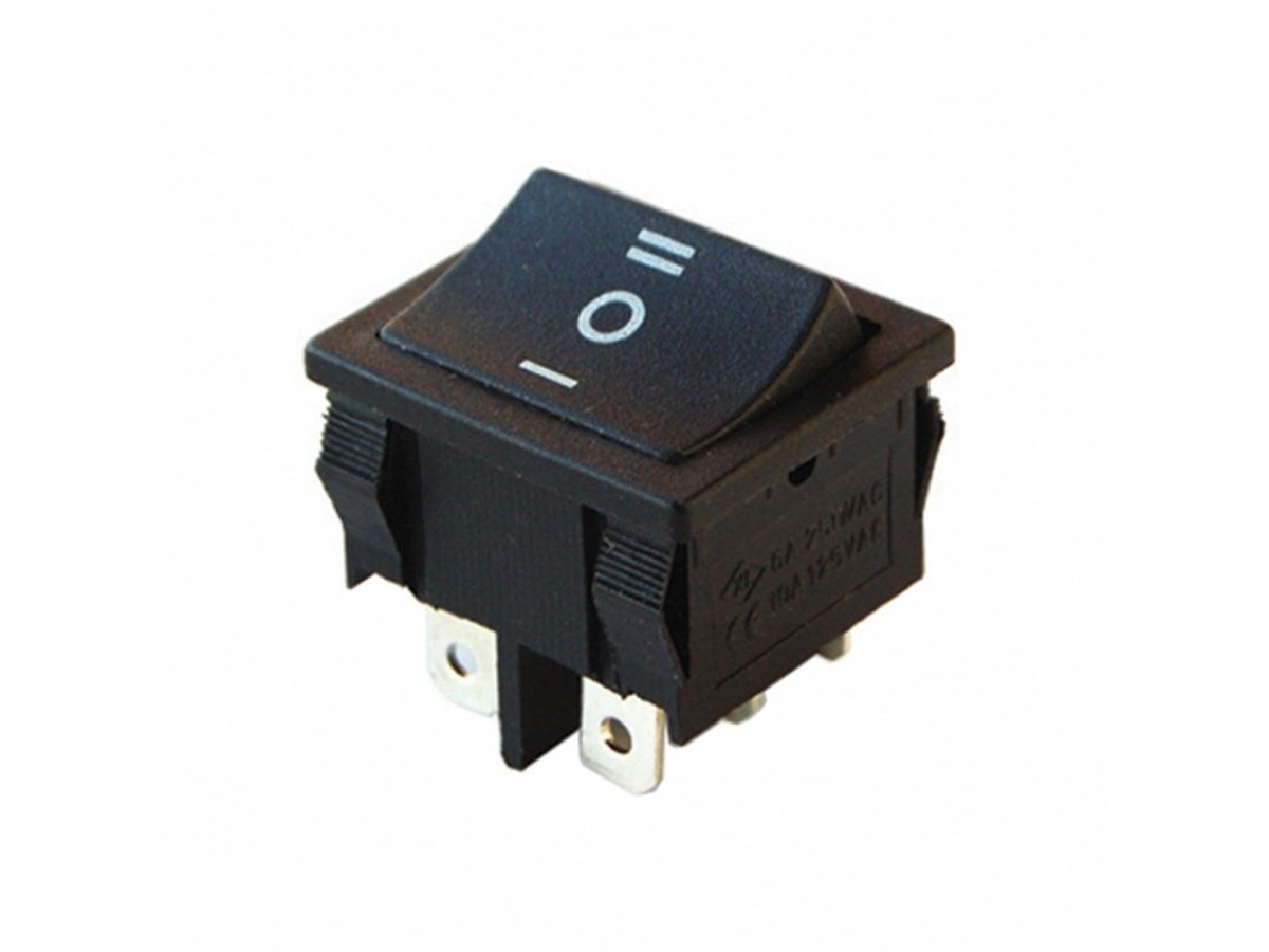 Orta Boy Işıksız Anahtar ON-OFF-ON 6P IC-130