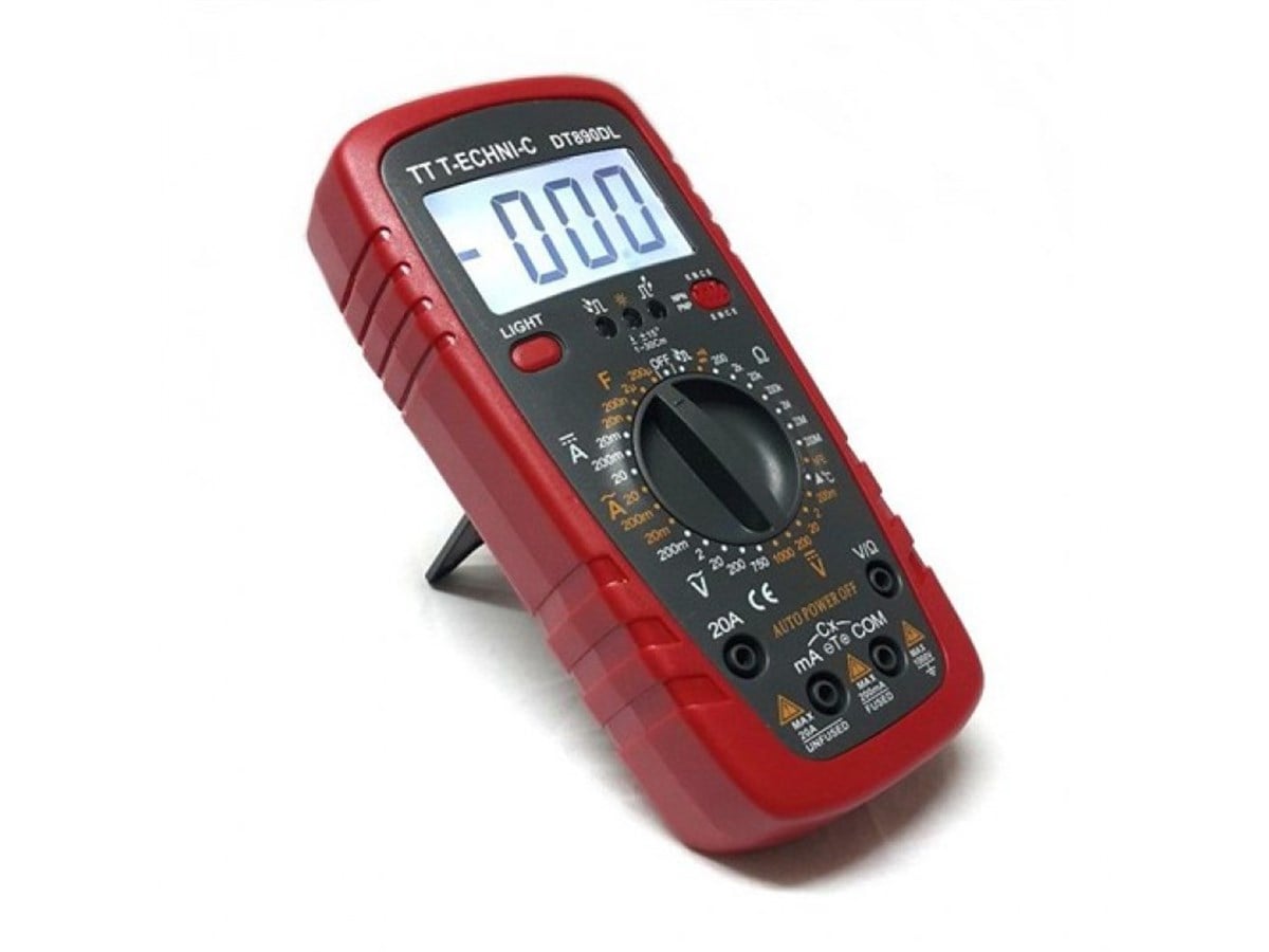 Tt-Technıc Dt890dl Işıklı Dijital Multimetre Ölçü Aleti