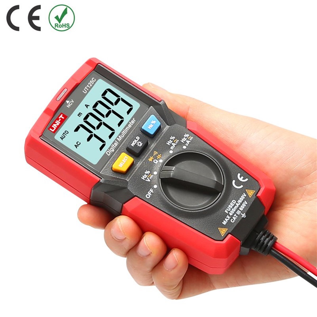 UNI-T UT125C Cep Boyutu Dijital Multimetre