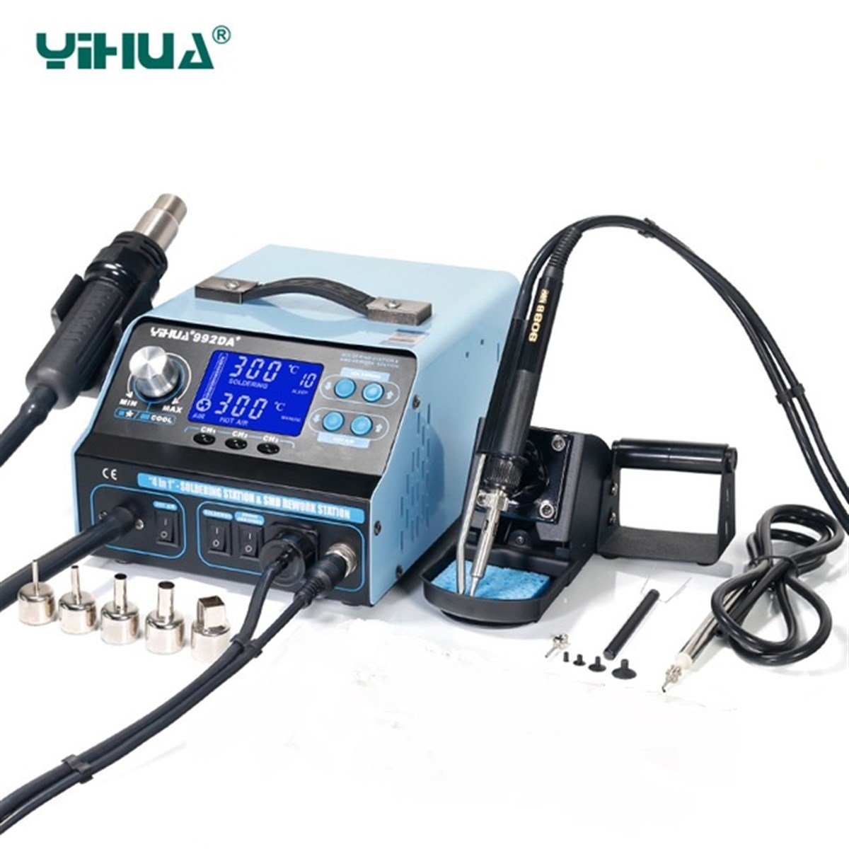 YİHUA 992DA+ Dijital Sıcak Hava & Lehimleme İstasyonu