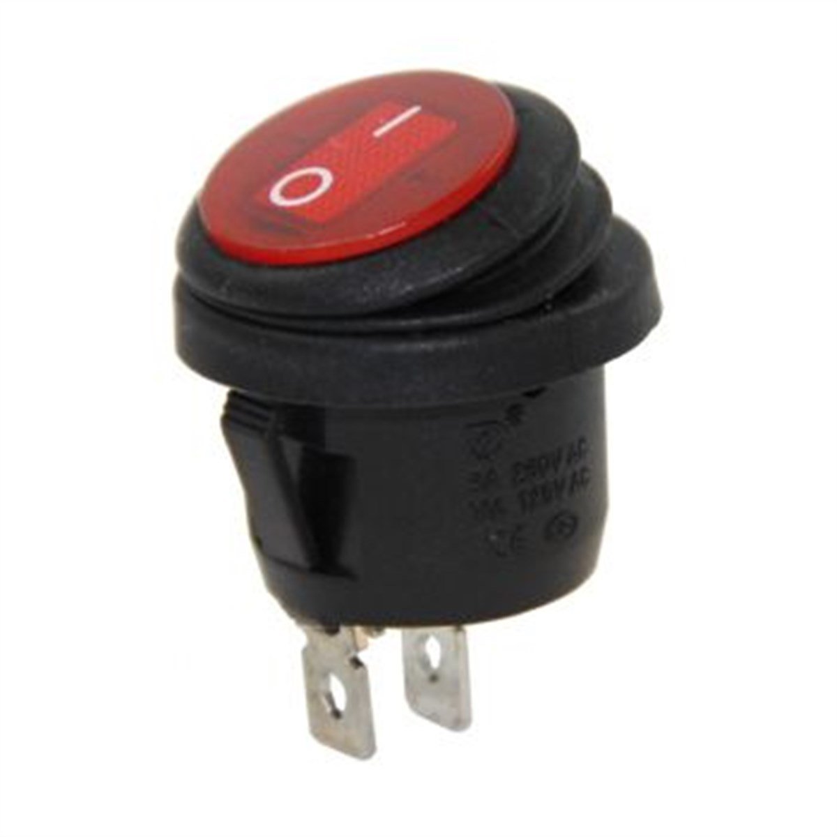 Yuvarlak Işıksız Körüklü Su Geçirmez Anahtar ON-OFF 2P IC-133W