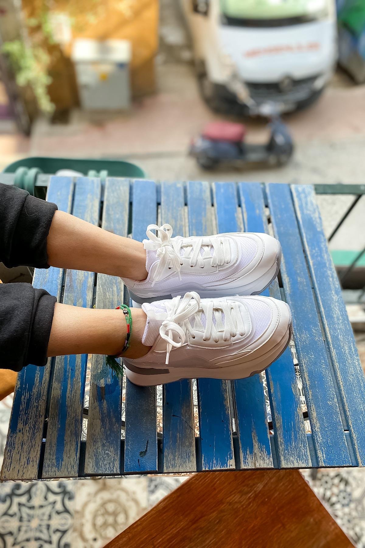 Cocana Beyaz Kadın Sneakers