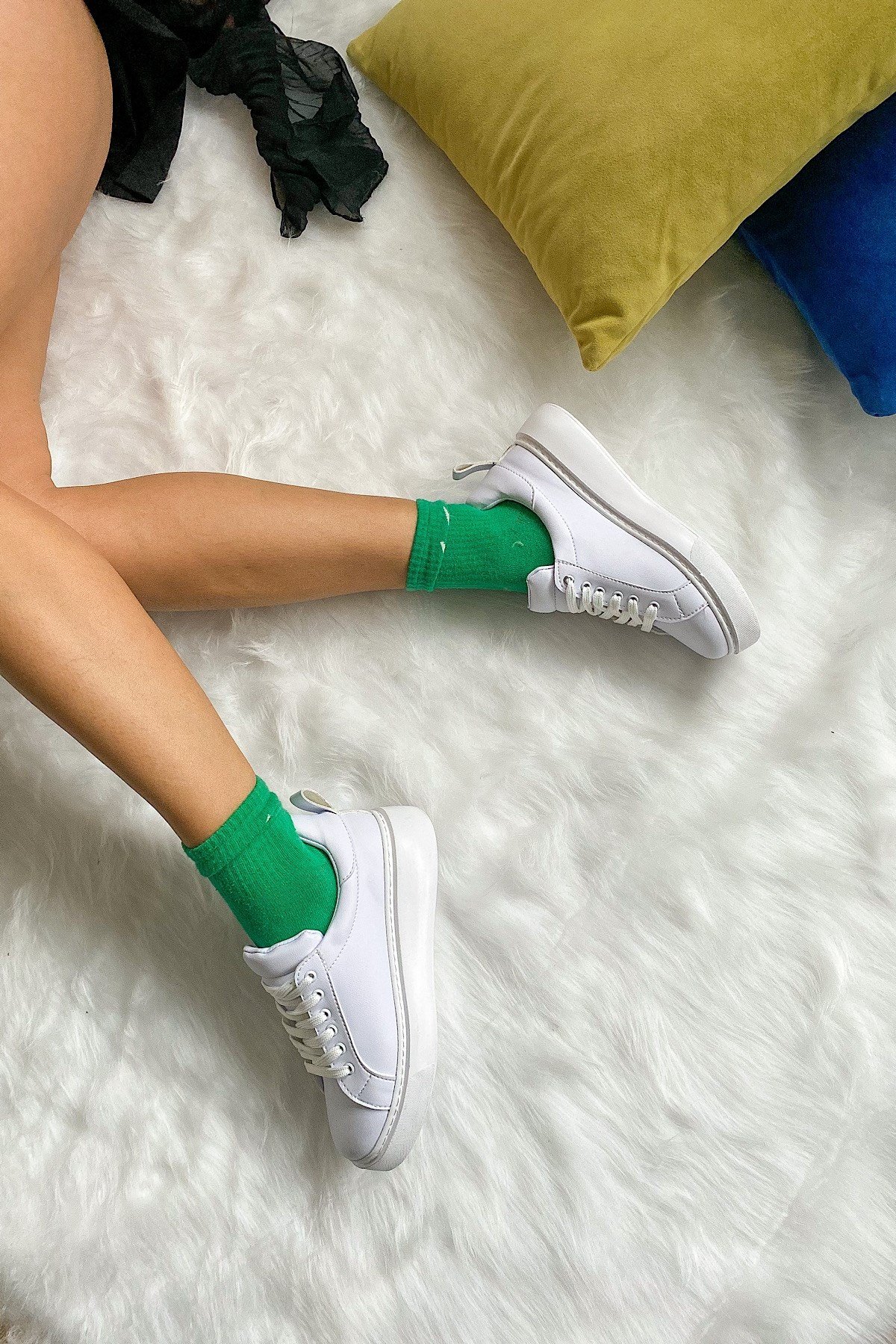 Hira Beyaz Sneakers Kadın Ayakkabı