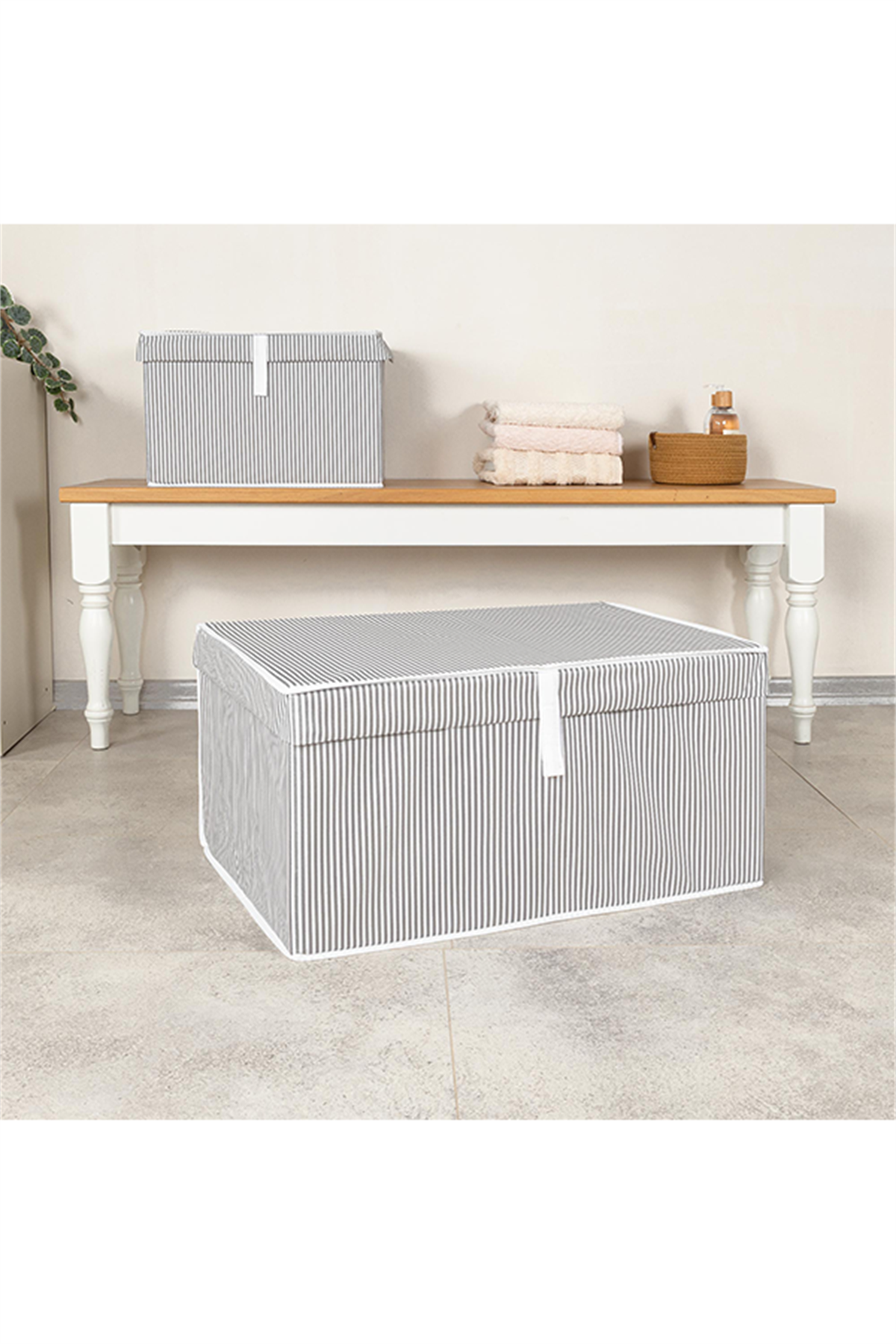 Çok Amaçlı Kutu Mega Gri 60x40x30cm