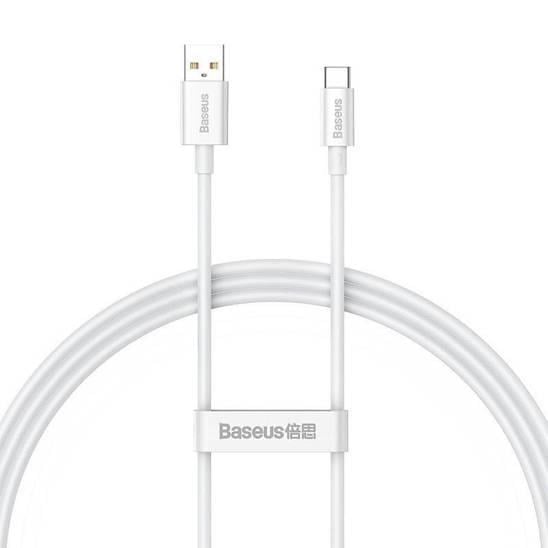 Baseus 1MT 6A 100W Mega Hızlı USB To Type C Şarj ve Data Kablosu, Akım Ve Isı Korumalı Type C Kablo