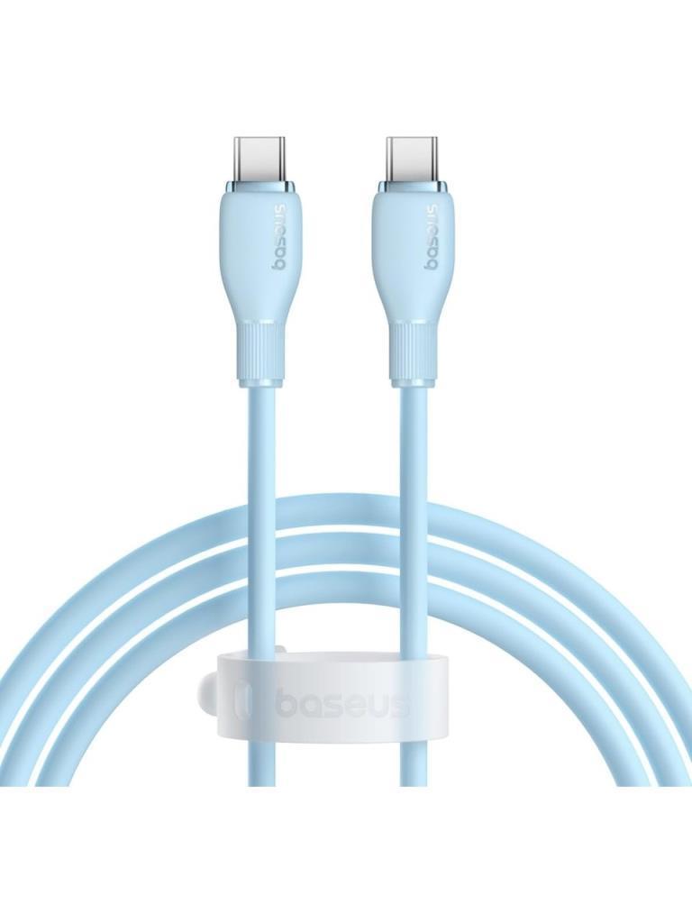 Baseus MEGA Hızlı 1.2MT 100W Type-C To Type C Şarj Kablosu, Akım Ve Isı Korumalı Type C Kablo, PC, Tablet, Telefon