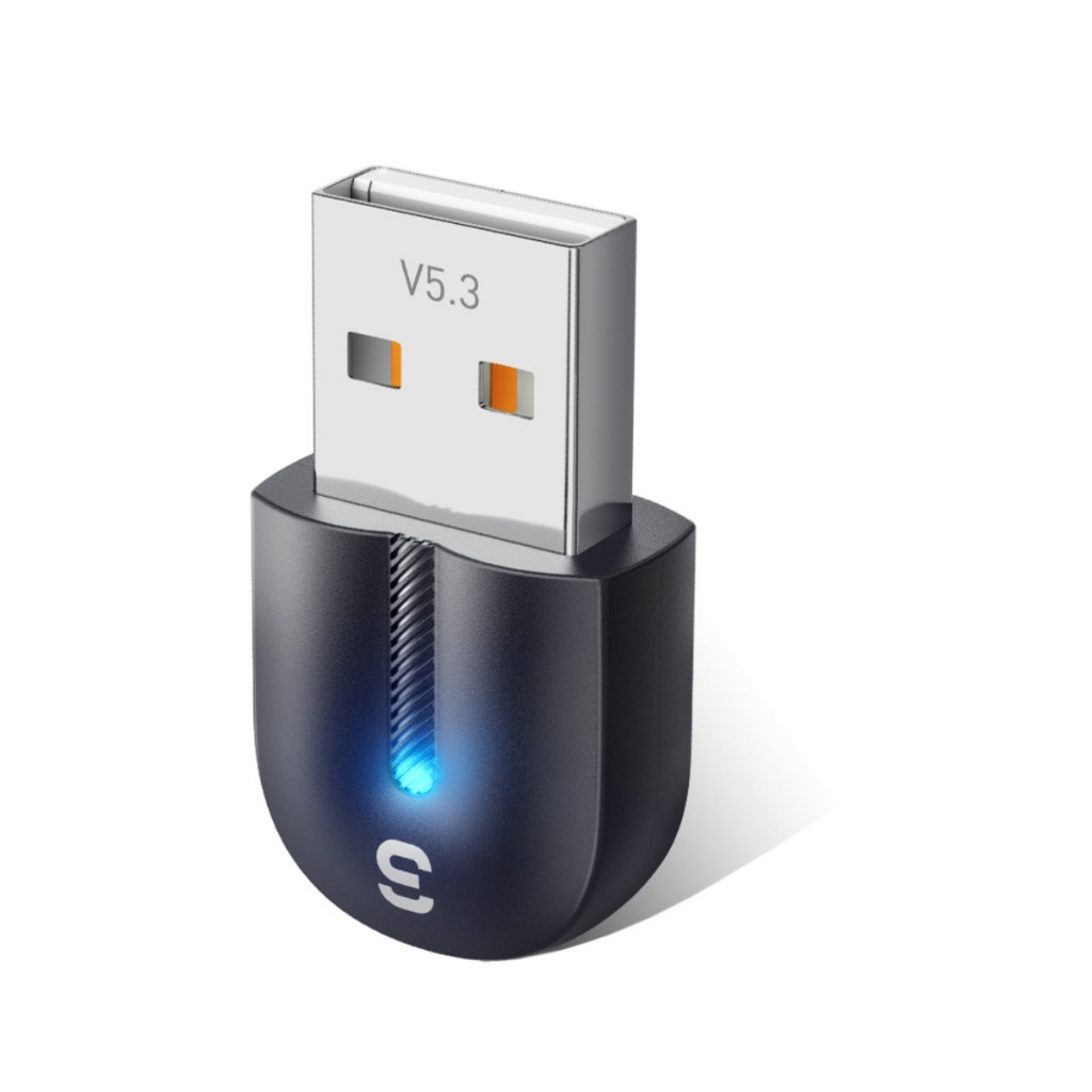 Essager Bluetooth 5.3 sürücüsüz tak-çalıştır Bluetooth Adaptörü, Tv, PC, Kulaklık, Ses Sitemi Uyumlu