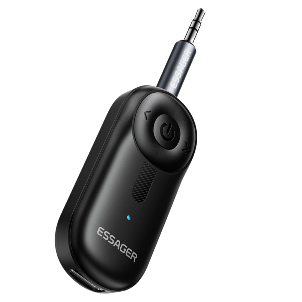 ESSAGER Bluetooth 5.3 Adaptör Transmitter | Eller Serbest Görüşme, Kablosuz Ses Aktarımı, HiFi Kalite