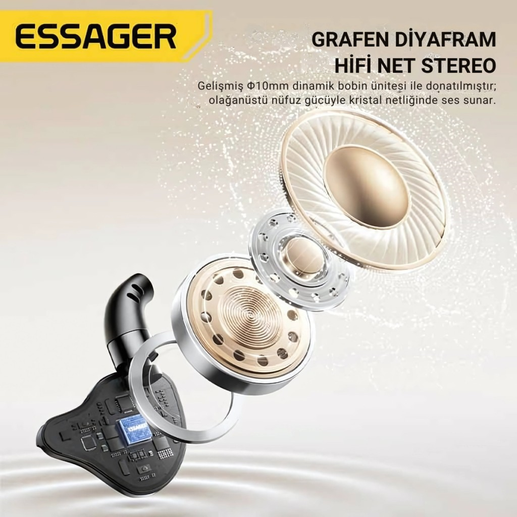 Essager Pro Seri Gaming HiFi Kulaklık – Mikrofonlu, Yüksek Ses Kalitesi, Kristal Ses Sistemli Kulaklık