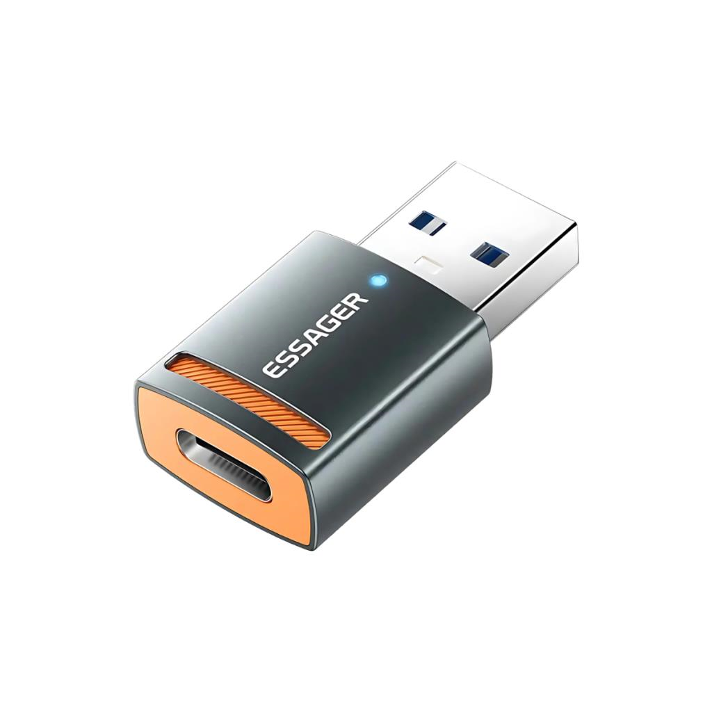 Essager USB to Type-C OTG Dönüştürücü Adaptör, 5 Gbps Veri Aktarım, USB Type C Çevirici, Klavye, Mouse Çevirici