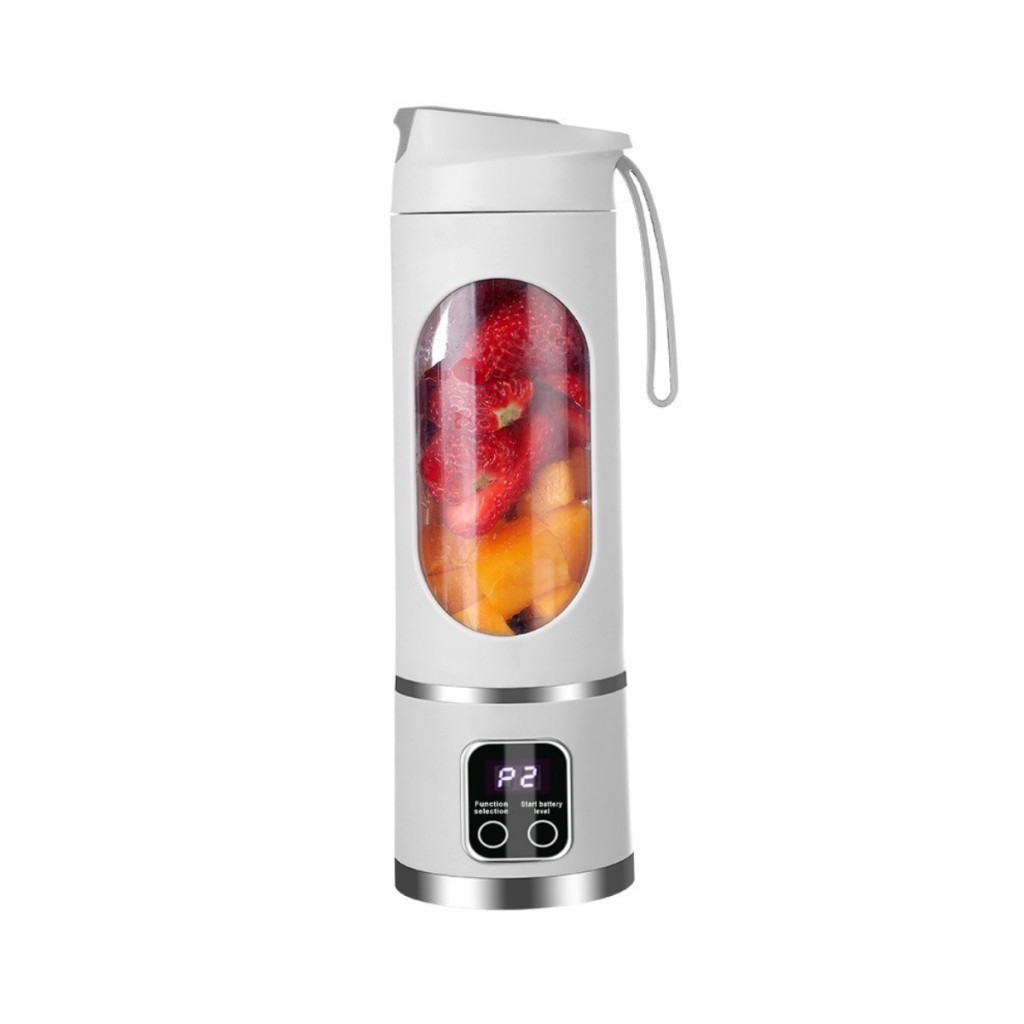 Polham 1500Mah Şarjlı Taşınabilir 12 Bıçaklı 50W Süper Güçlü Buz Kırıcı Kişisel Smoothie Blenderı