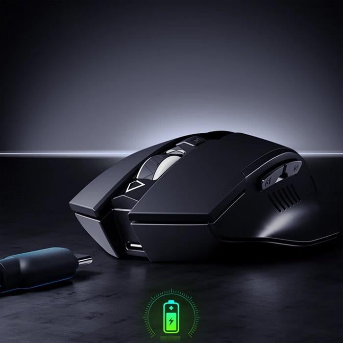 Polham 2.4G 500mAh Şarj Edilebilir Süper Sessiz Gaming, Oyuncu Mouse, Ergonomik Tasarımlı Mouse