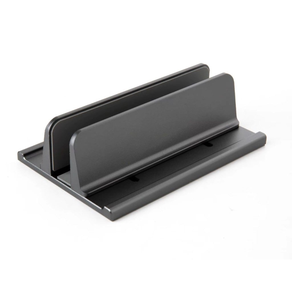 Polham 3in1 Arada Ayarlanabilir Metal Dikey Laptop Standı – Laptop, Tablet ve Telefon Tutucu,Ayarlanabilir Genişlikli