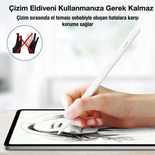 Polham Apple Pencil 2. Nesil Kapasitif Stylus Kalem, Aktif Versiyon İphone, İpad Dokunmatik Kalem