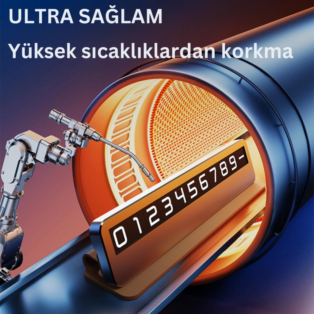 Polham Araç İçi Geçici Park için Telefon Numaratörü, Forforlu Açılıp Kapanabilen Premium Numaratör
