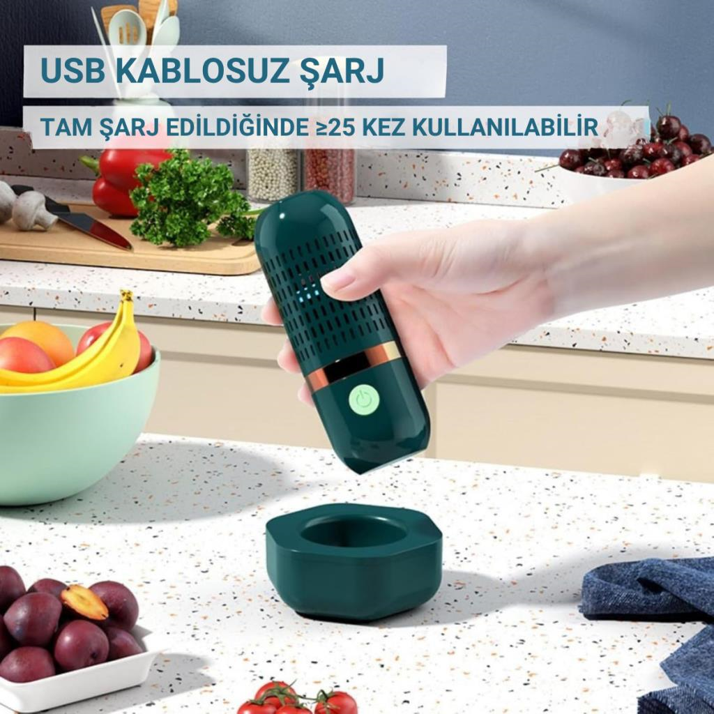 Polham Meyve ve Sebze Yıkama Dezenfekte Makinası, Bakteri, Virüs, Tarım İlacı Pestisit Temizleyici, Ozon Temizleyici