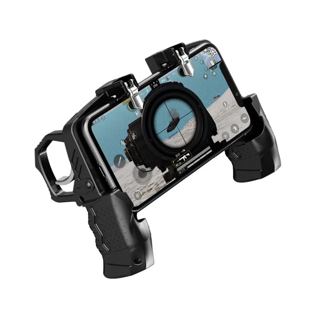 Polham Tetikli Telefon Oyun Kolu, PUBG Free Fire Call of Duty İçin Ergonomik Oyun Kontrol Aparatı, 4.7-6.7 İnç Telefon Uyumlu