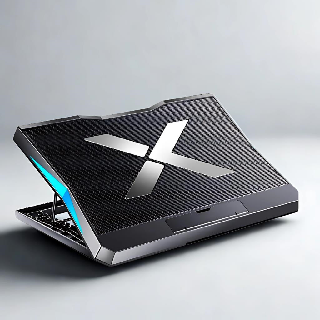 Polham Ultra Sessiz 6 Fanlı Gaming Laptop Soğutucu, Süper Soğutucu Led Işıklı Dayanıklı Laptop Standı