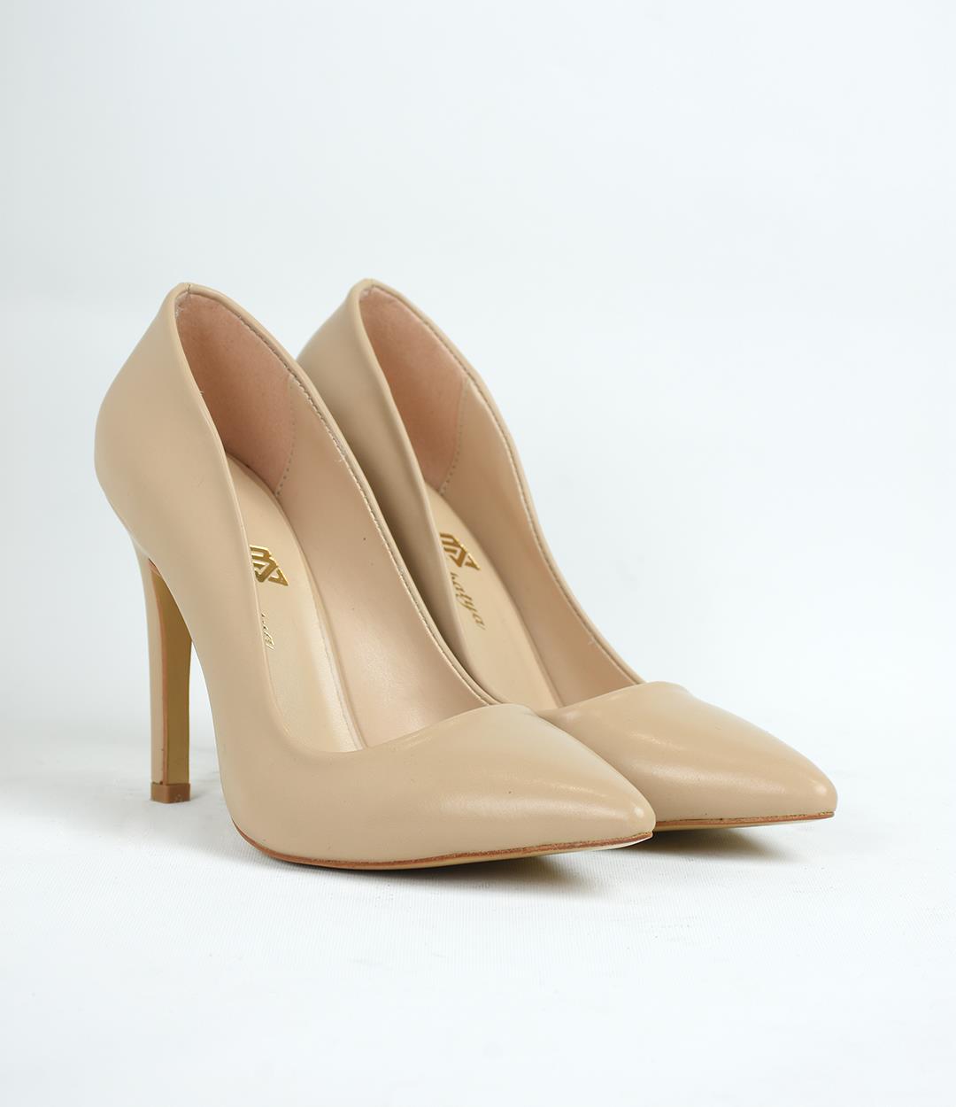 MissPapatya Krem Stiletto Ayakkabı