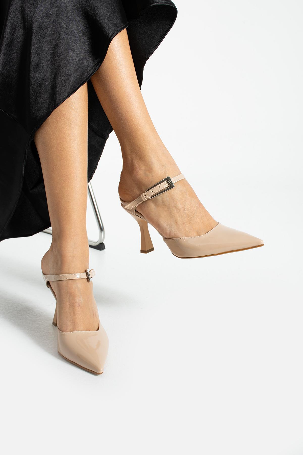 Silvia Bej Topuklu Kadın Ayakkabı