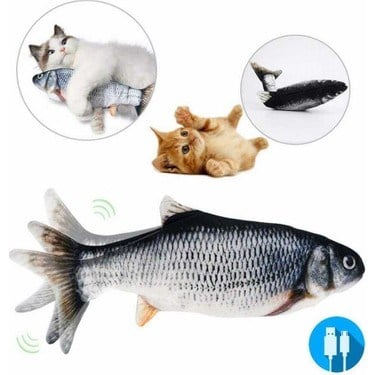 kedi oyuncağı hareket eden balık