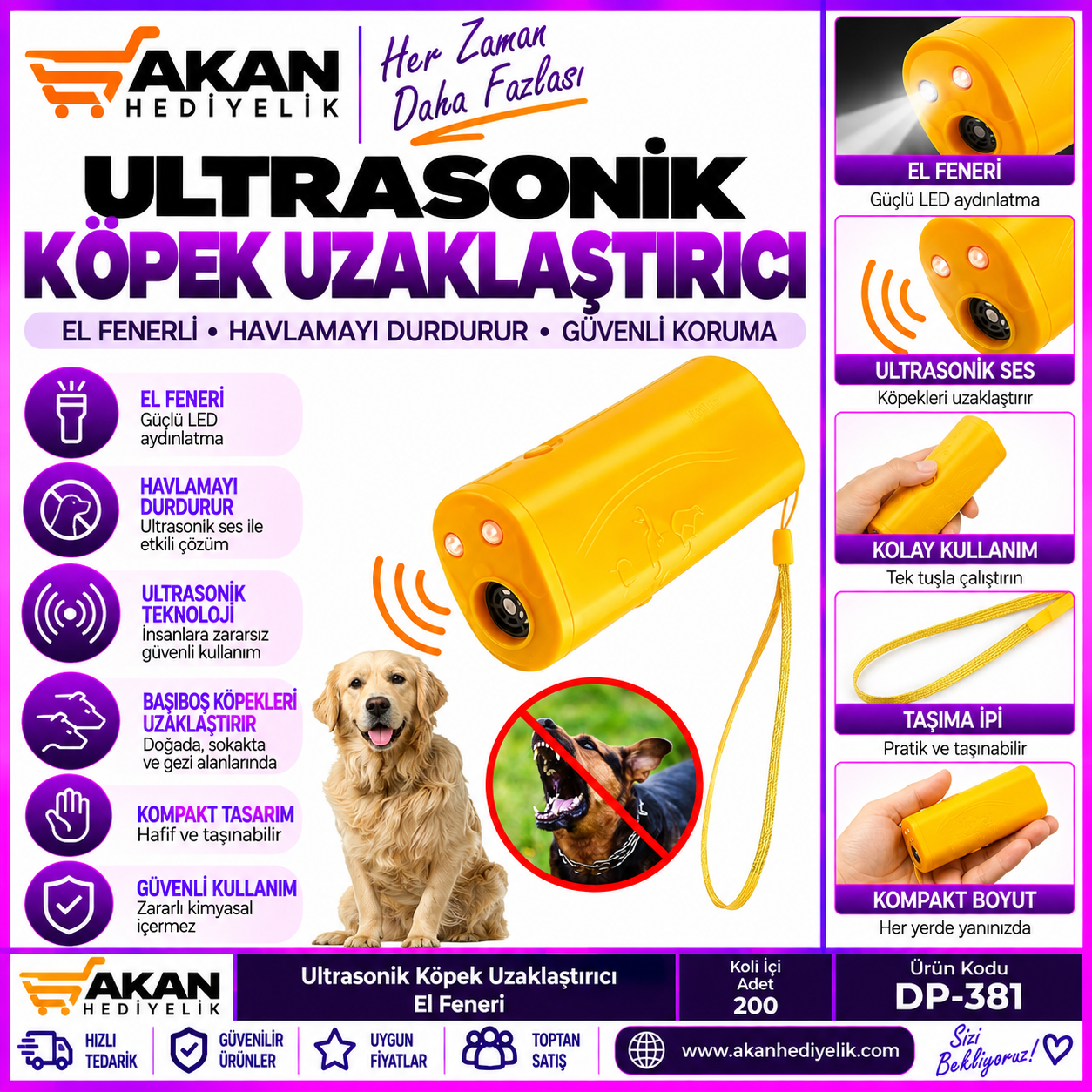 ultrasonik köpek uzaklaştırıcı 