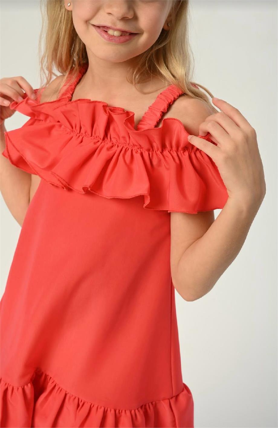 Nar Kız Çocuk Elbise CK30416