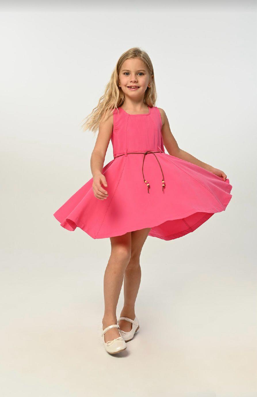 Pembe Dokuma Elbise 30780