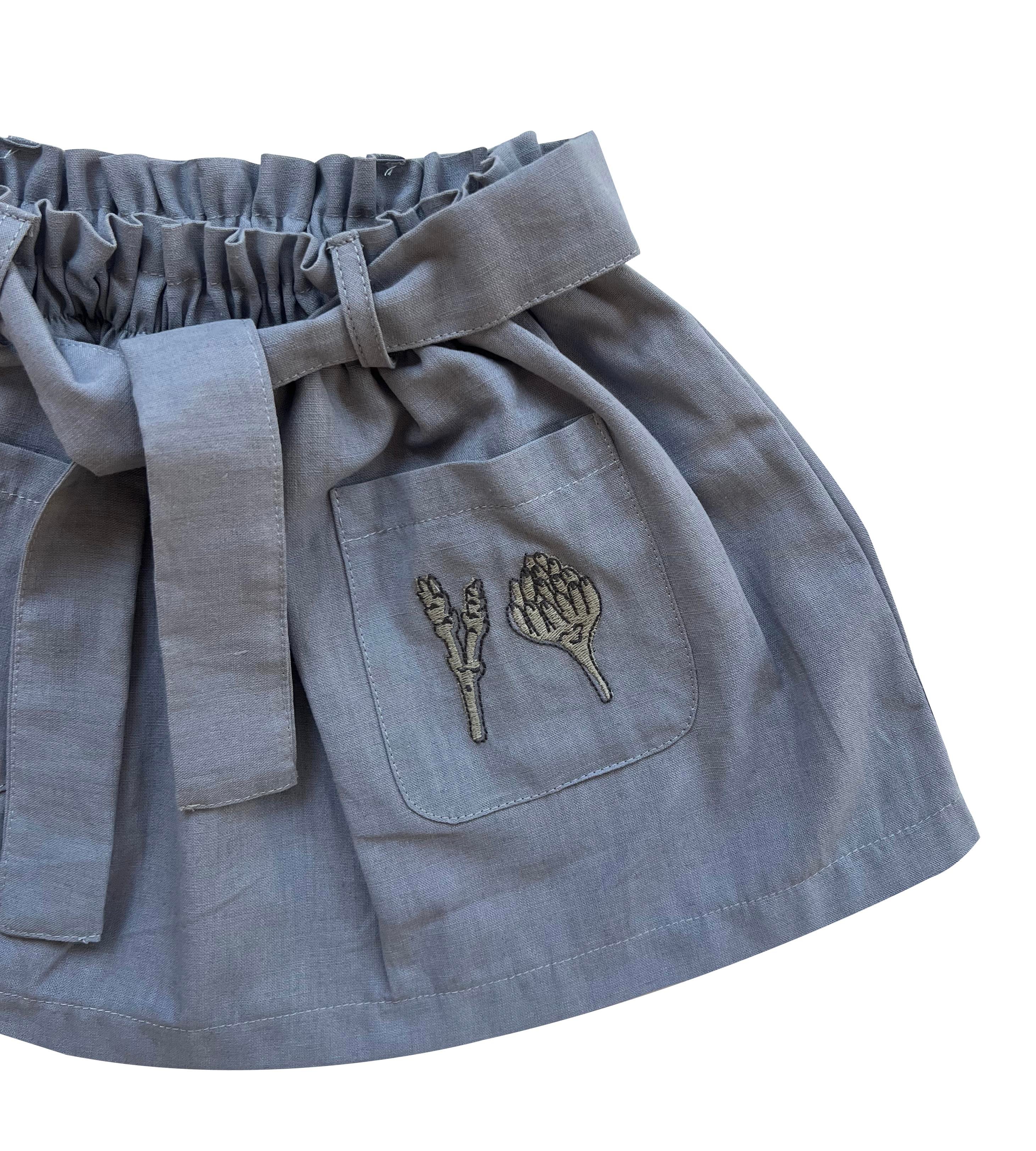 Auntie Me Organik DAPPLE GRAY ‘ASPARAGUS & ARTICHOKE' ETEK