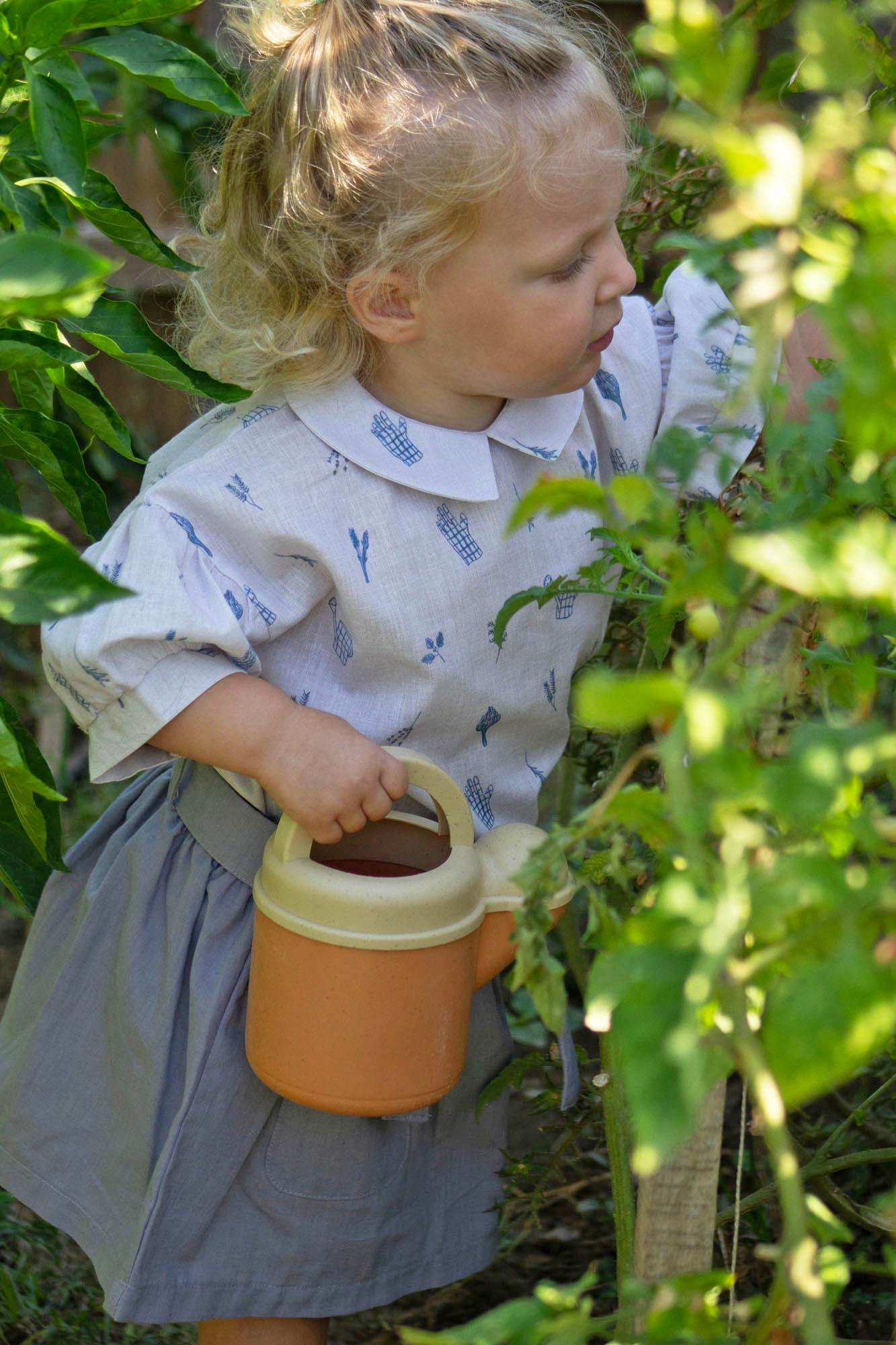 Auntie Me Organik 'GARDENING'  YAKALI BLUZ