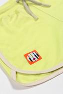 BeetleBeez-Retro Shorts - Lime with Ecru Trim