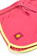 BeetleBeez-Retro Shorts - Pink with Lime Trim