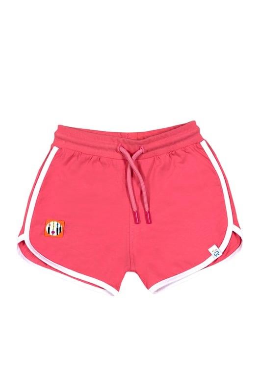 BeetleBeez-Retro Shorts - Retro Shorts - Pink with White Trim