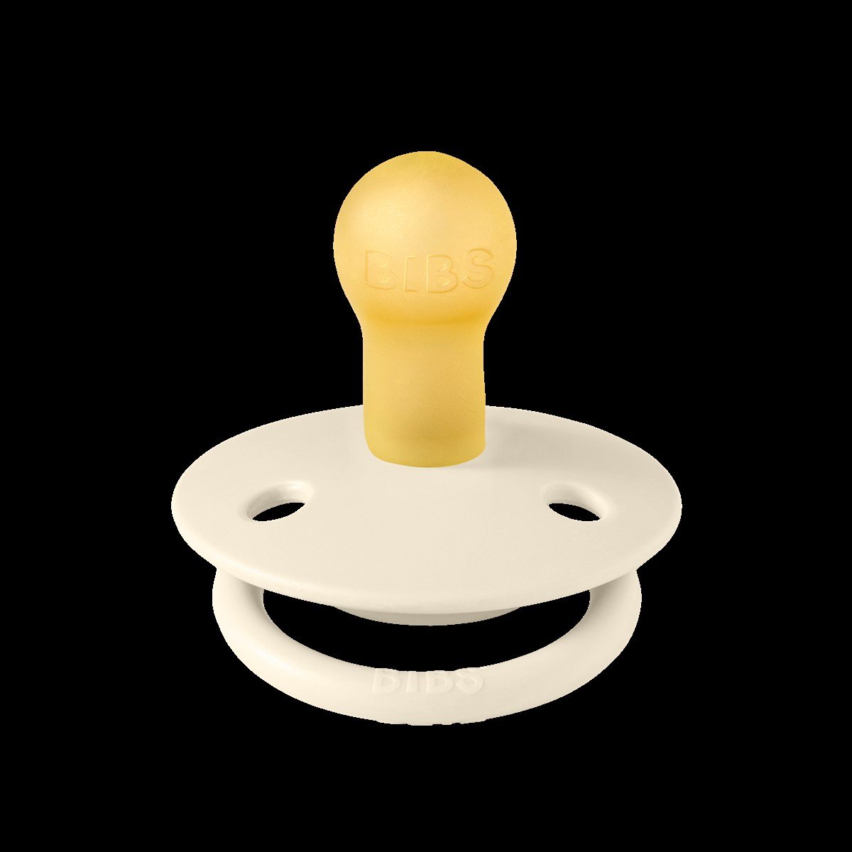 Bibs De Lux Kauçuk Emzik-Ivory