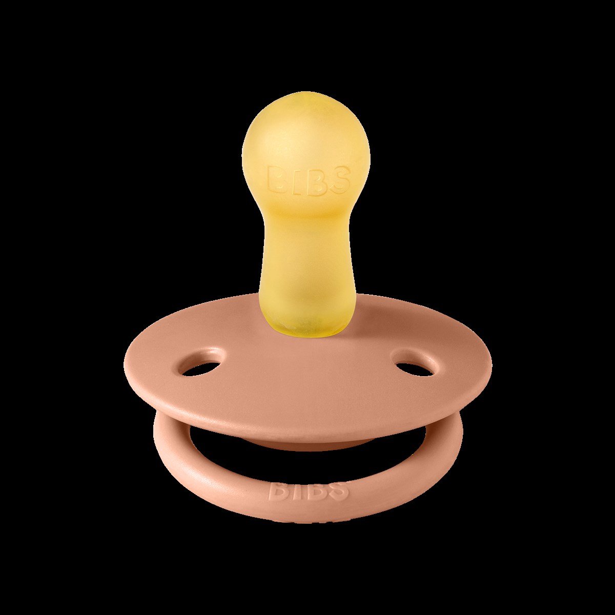 Bibs De Lux Kauçuk Emzik-Peach
