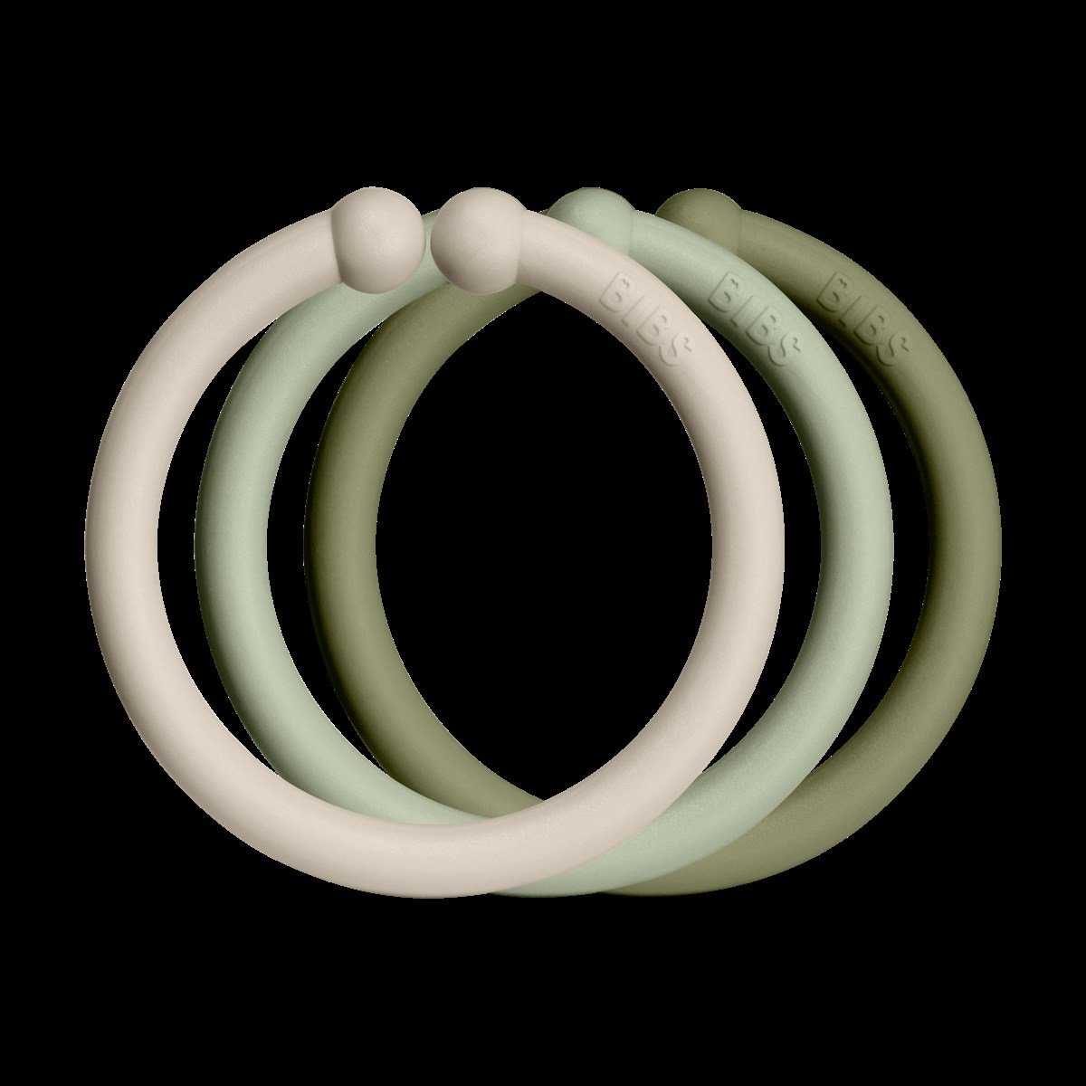 Bibs Loops 12'li-Vanilla, Sage, Olive
