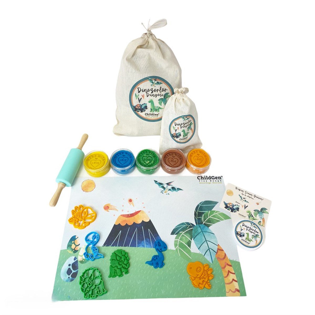 Childgen Dinozorlar Dünyası Konsept Set