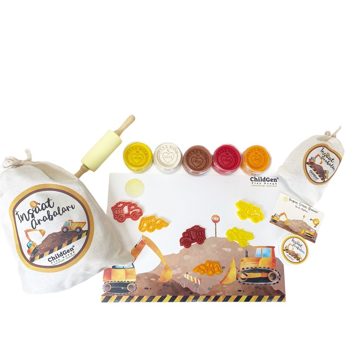 Childgen İnşaat Arabaları Konsept Set