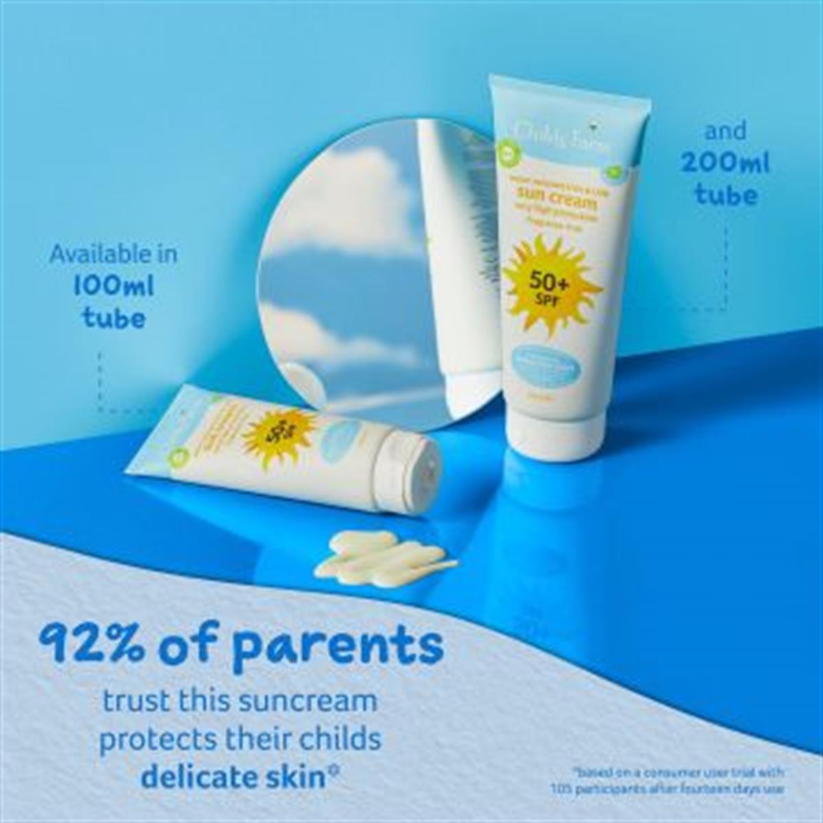 Childs Farm-50+ SPF Güneş Kremi Kokusuz 100 ml