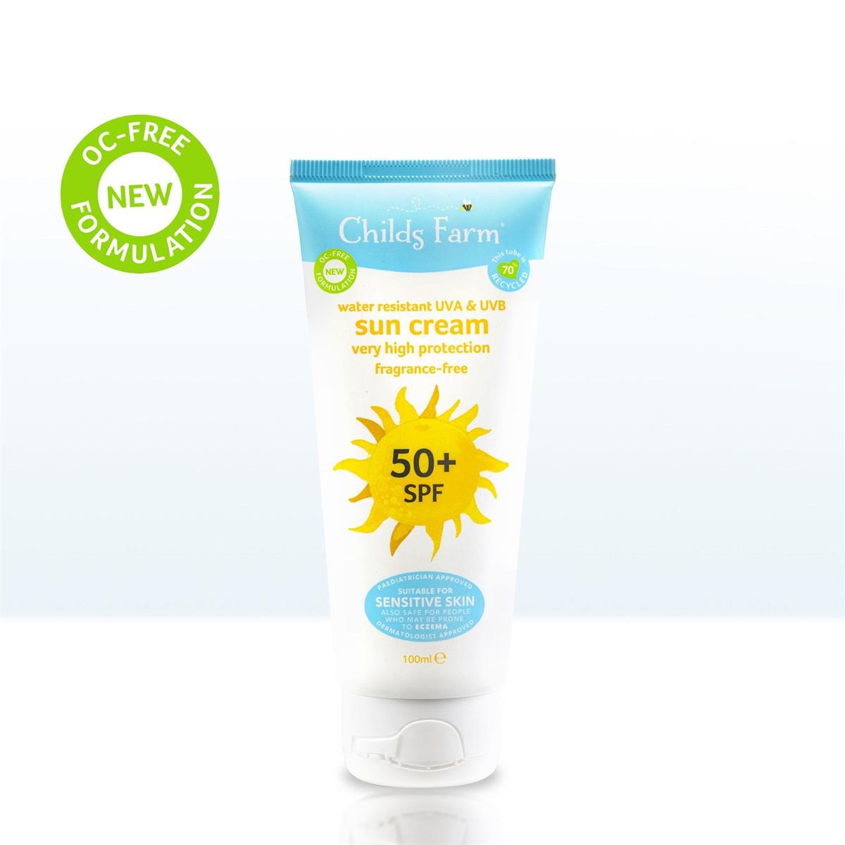 Childs Farm-50+ SPF Güneş Kremi Kokusuz 100 ml