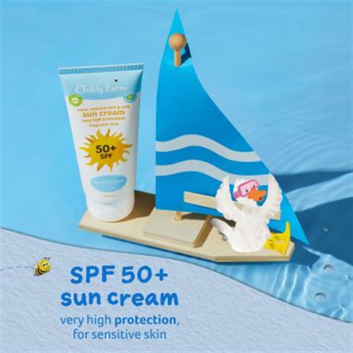 Childs Farm-50+ SPF Güneş Kremi Kokusuz 100 ml