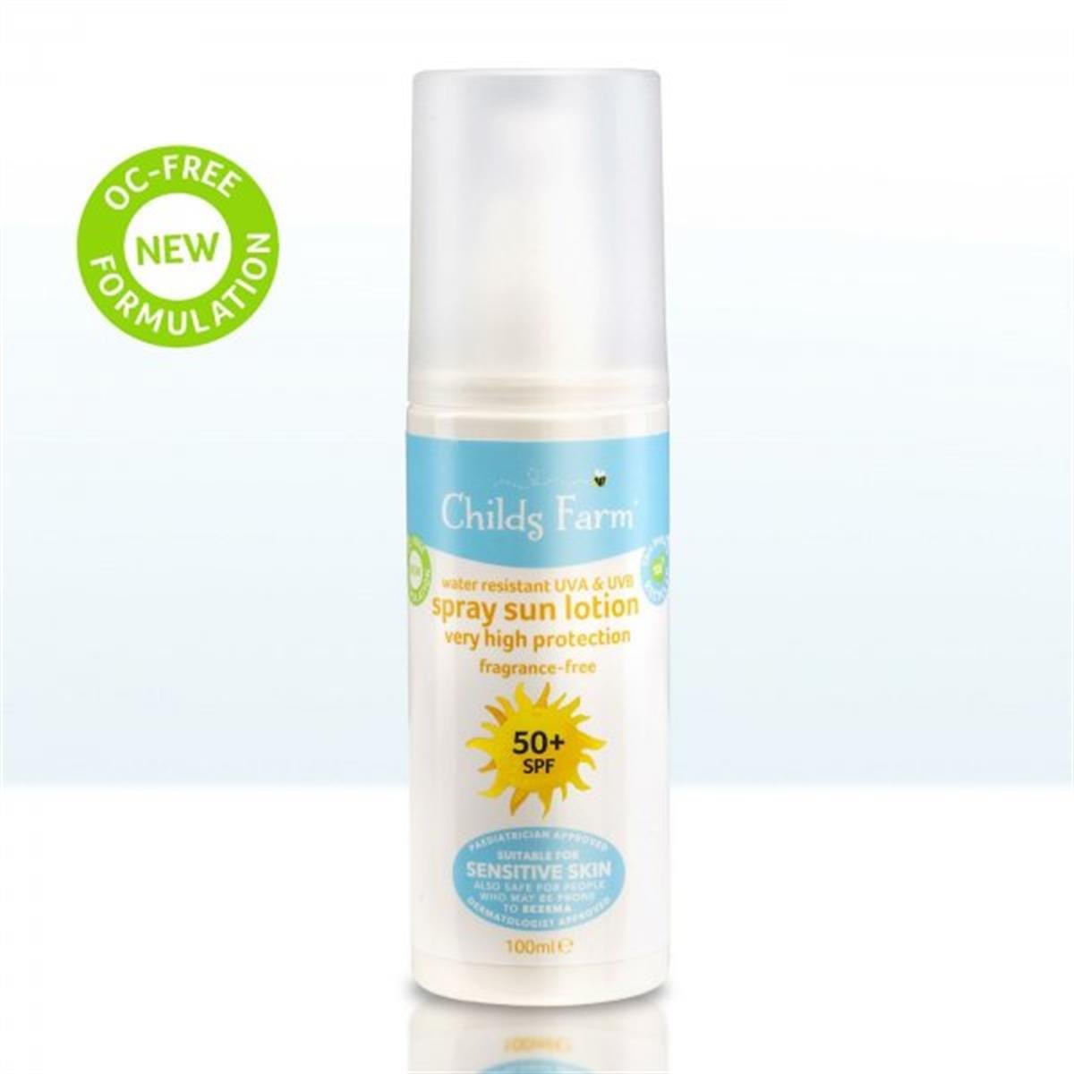 Childs Farm-50+ SPF Sprey Güneş Losyonu Kokusuz 100 ml