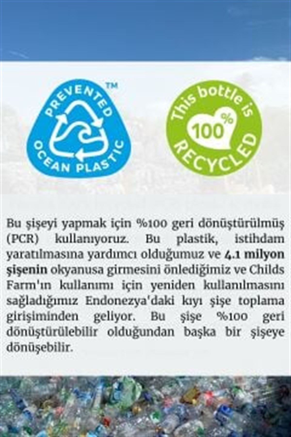 Childs Farm Çilek ve Organik Nane Özlü 3'ü bir Arada Yüzme Sonrası Çocuk Şampuanı